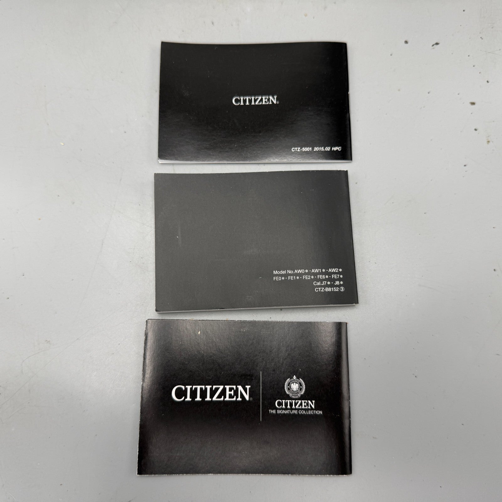 Citizen Presentation Watch Box Case Black Cardboard Round 2010's Eco-Drive2