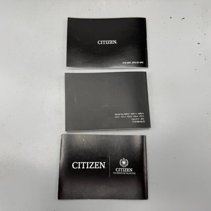 Citizen Presentation Watch Box Case Black Cardboard Round 2010's Eco-Drive2