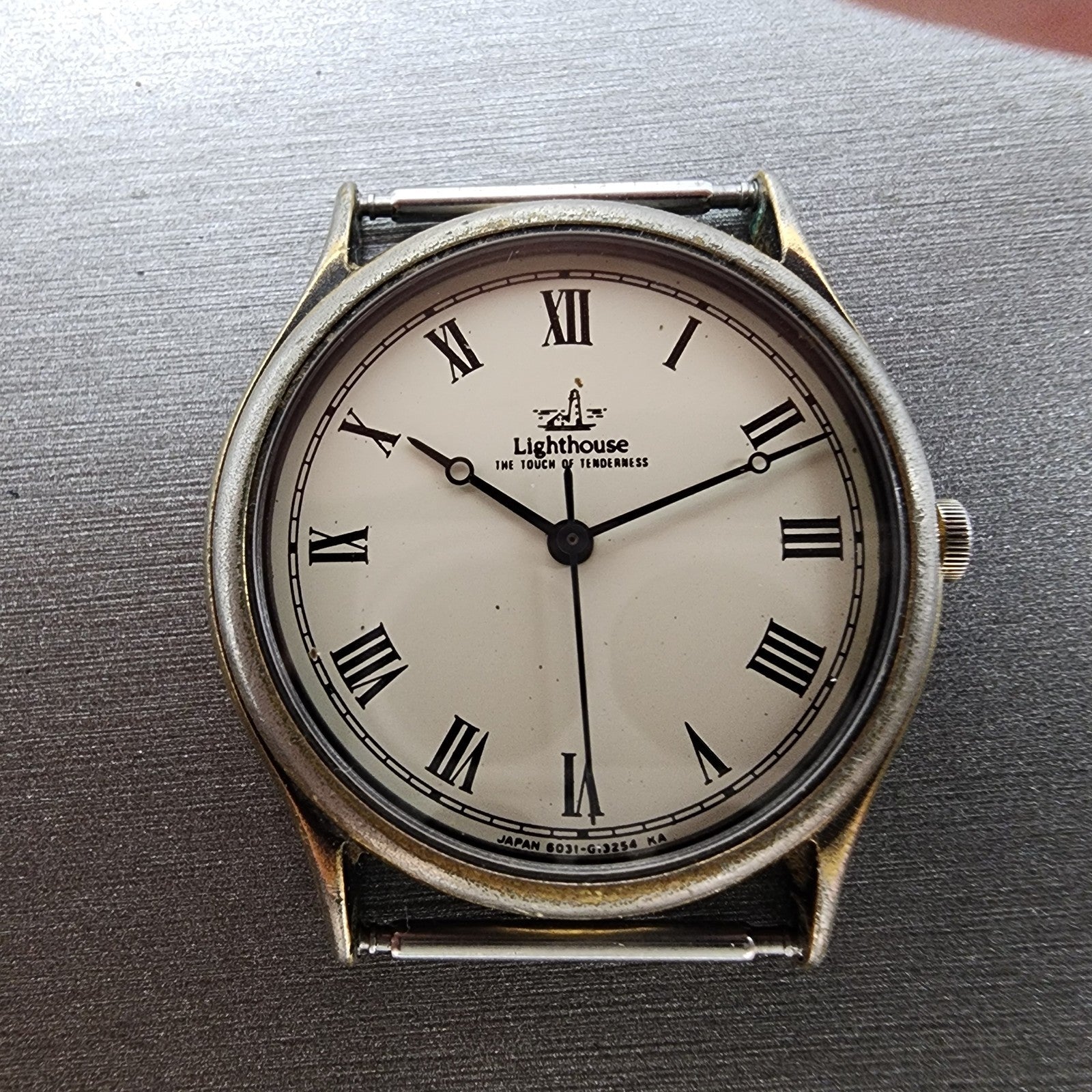 citizen Lighthouse Watch Men 31mm White Dial Gold Tone 6031G04223 PARTS2