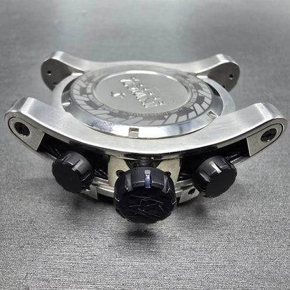 Invicta Reserve Bolt Zeus Chronograph Watch Men 52mm Black Dial Steel Date NewBa9