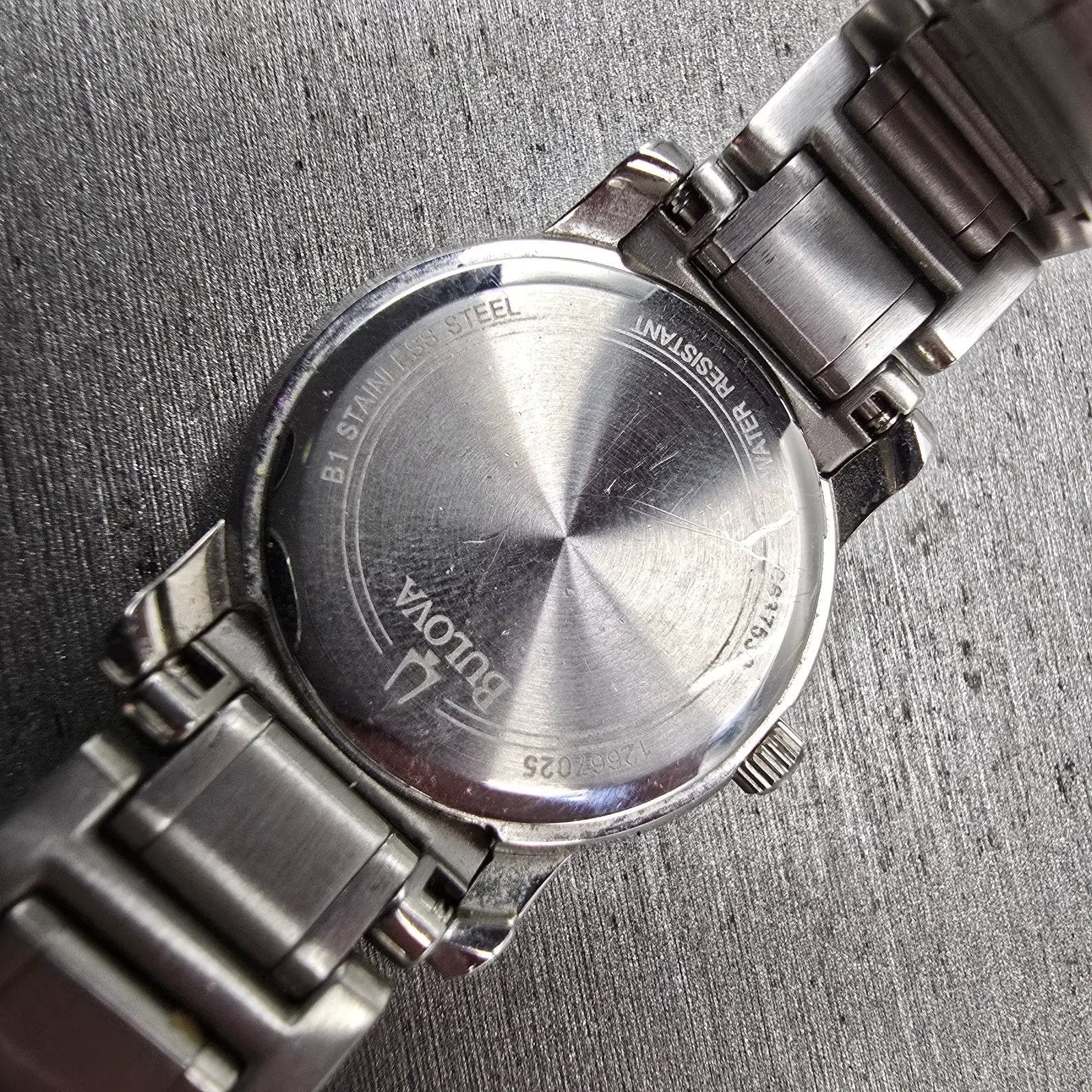 Bulova Watch Women 26mm MOP Dial Silver Tone Gemmed Date Round 96R105 New Batt10