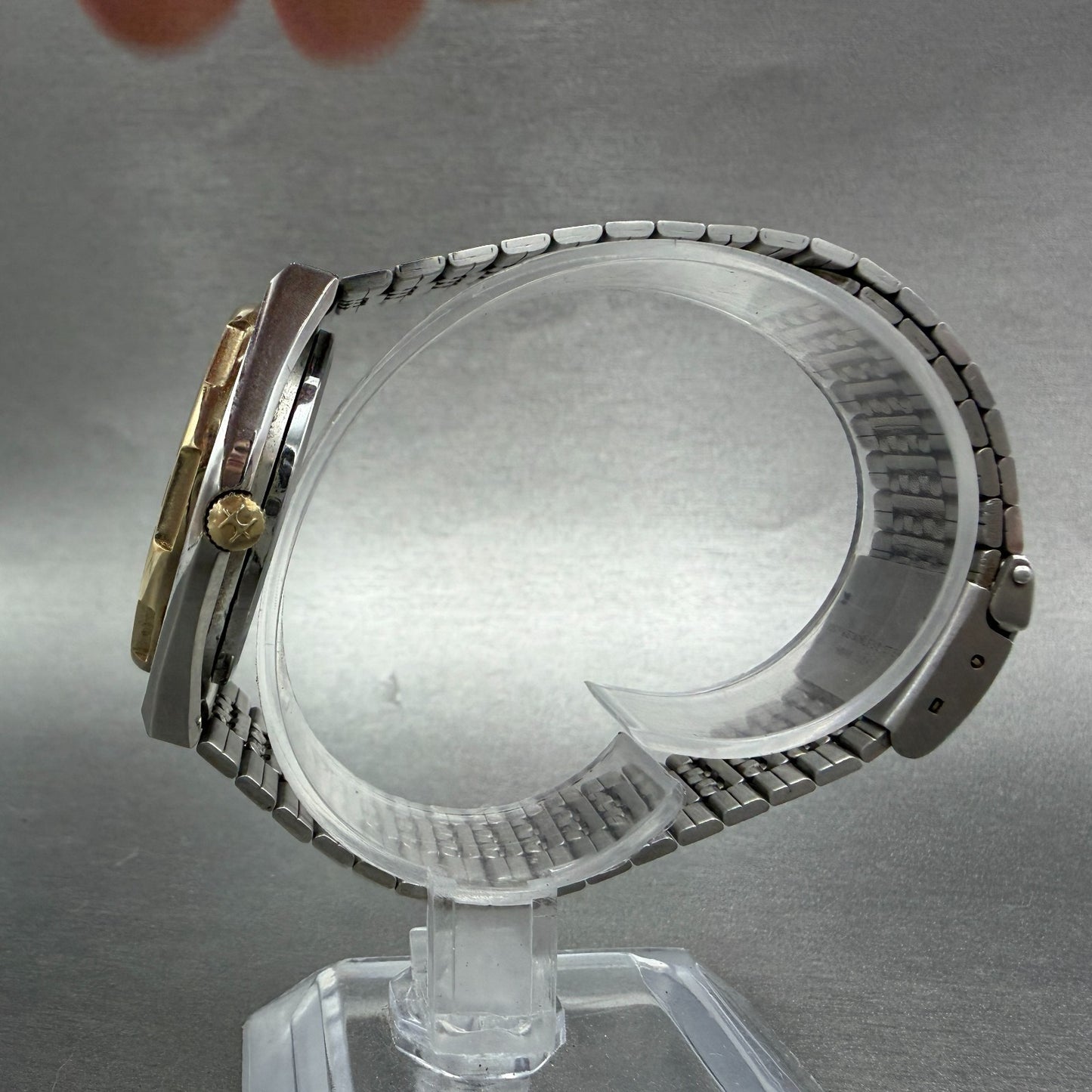 Hamilton Watch Men 35mm Silver Dial Two Tone Daydate Round 907880 PARTS7