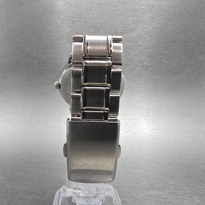 Citizen Eco-Drive Watch Men 36mm White Dial Silver Date E031-S048419 Round Runs8