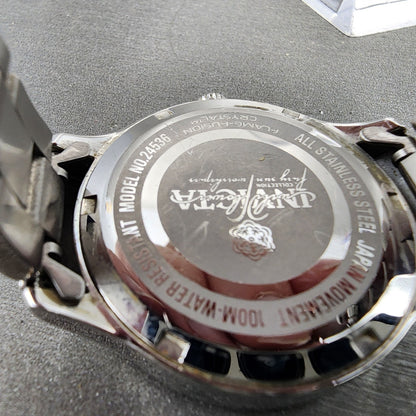 Invicta Wildflower Watch Women 35mm Silver Dial Silver Tone Round New Battery9
