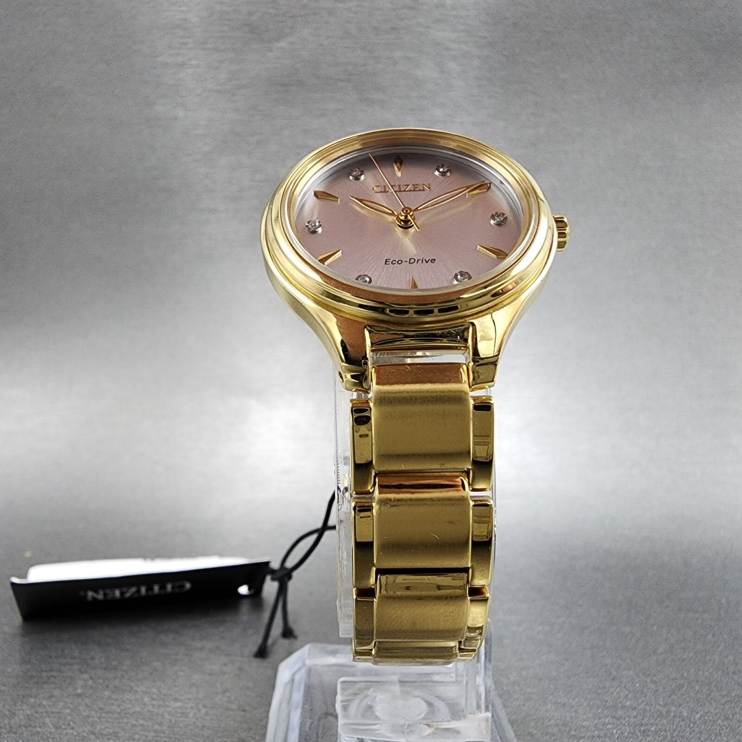 Citizen EcoDrive Corso Watch Women 29mm Silver Dial Gold Tone Round Works5