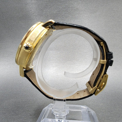Stauer Tourbillon Watch Men 43mm Cream Dial Gold Tone Moonphase 18758 PARTS7