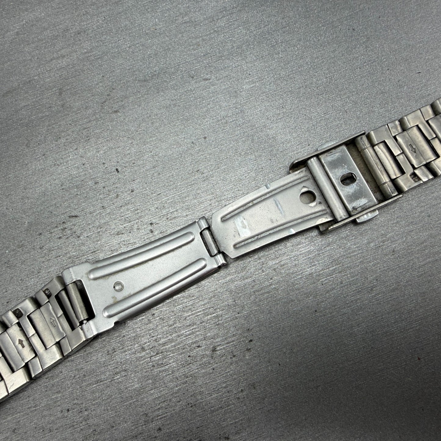 Casio Lineage Titanium Watch Men 38mm Silver Dial Daydate LIN-171J READ!! Newbat18