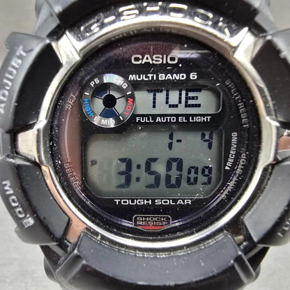 Casio G-Shock GW-2310 Watch Men 47mm Digital Black Silver Alarm Chrono Solar JP1