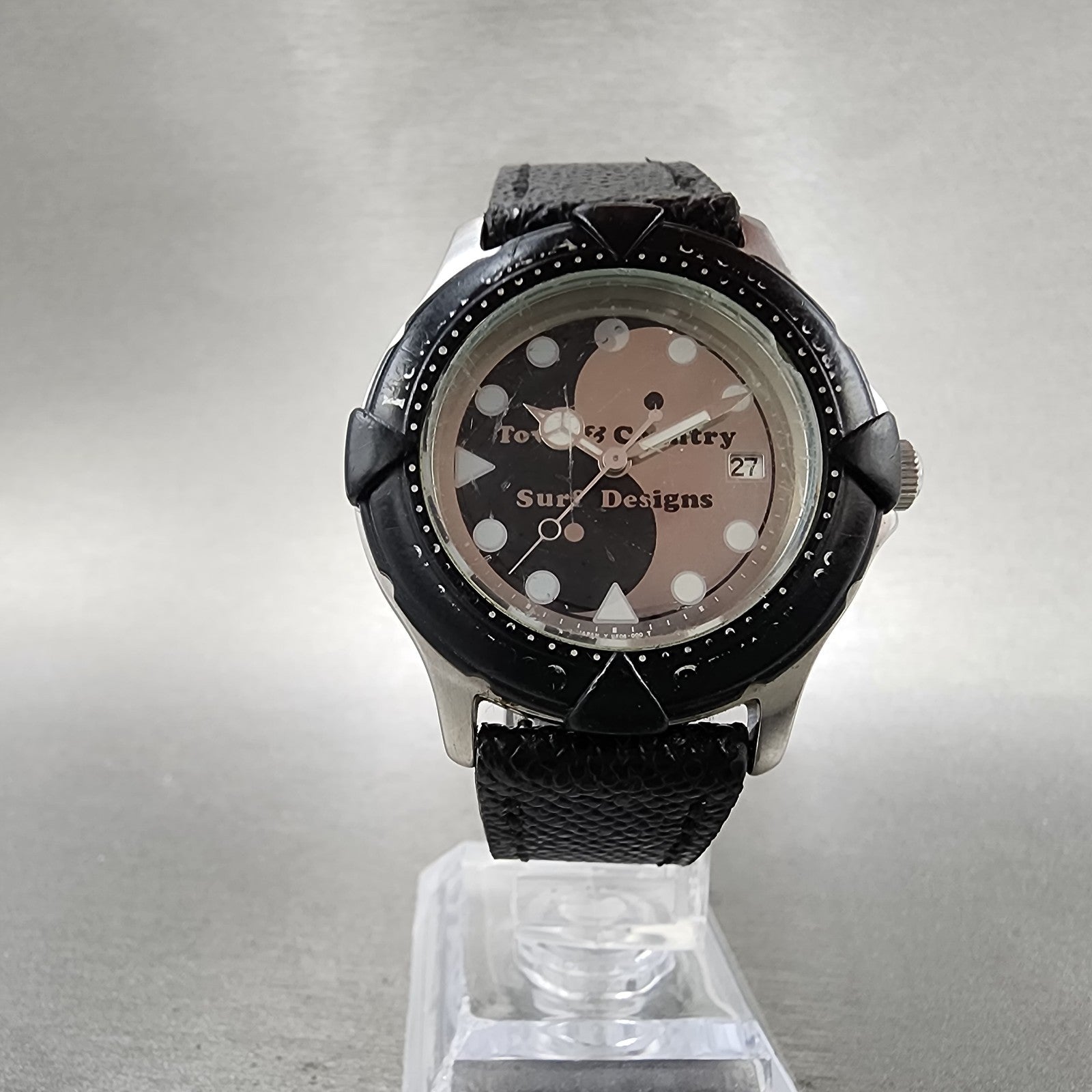Orient Town & Country Surf Designs Watch Men 36mm Silver Dial Steel Date NewBat5
