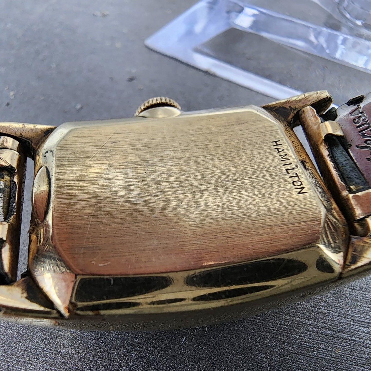 Hamilton Boulton Watch Men 23mm Cream Dial 14K Gold Filled Manual Wind Runs VTG9