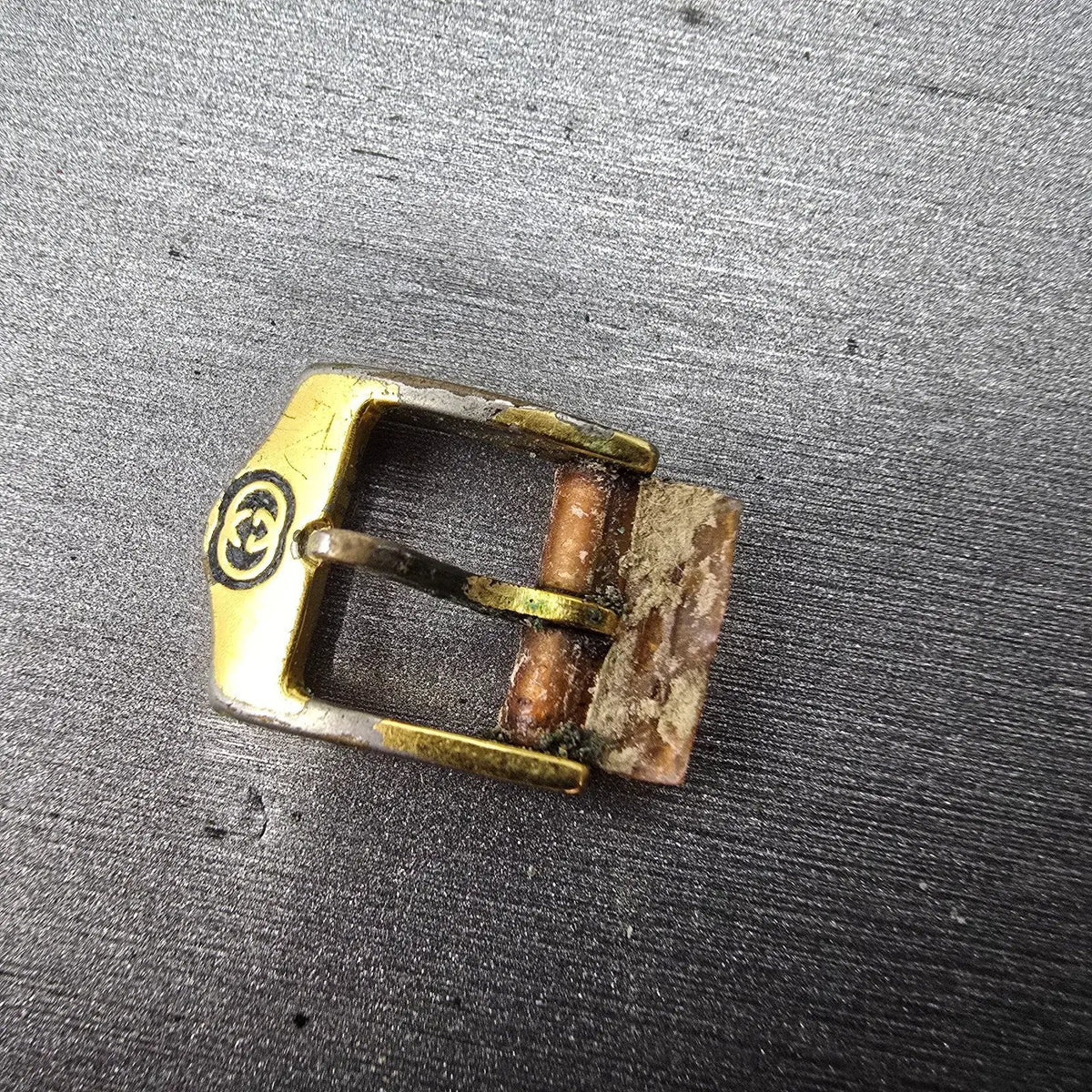 Gucci Watch Buckle 10mm Gold Plated Vintage0