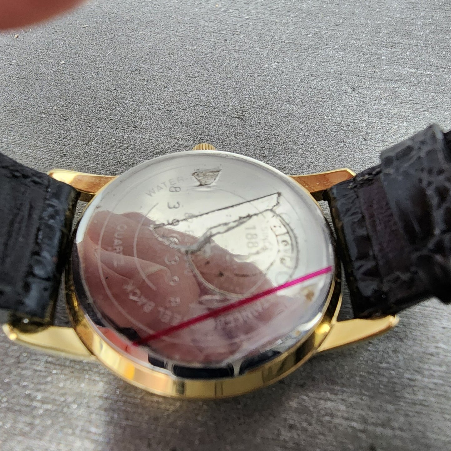 Movado Museum Watch Women 26mm Gold Dial Gold Tone Round 87 E4 9840 New Battery9