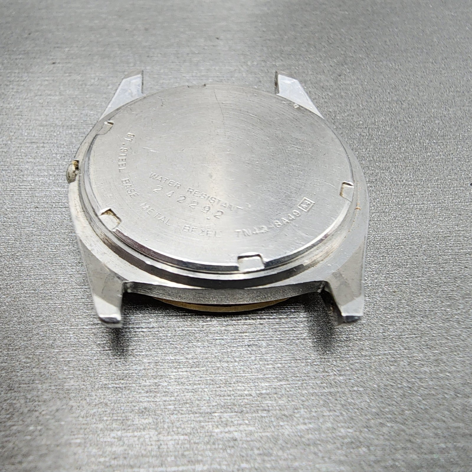 Seiko President Watch Men 36mm Black Dial Two Tone Daydate 7n438a49 PARTS9