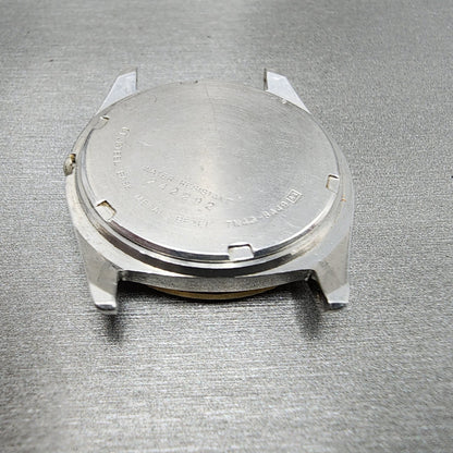 Seiko President Watch Men 36mm Black Dial Two Tone Daydate 7n438a49 PARTS9