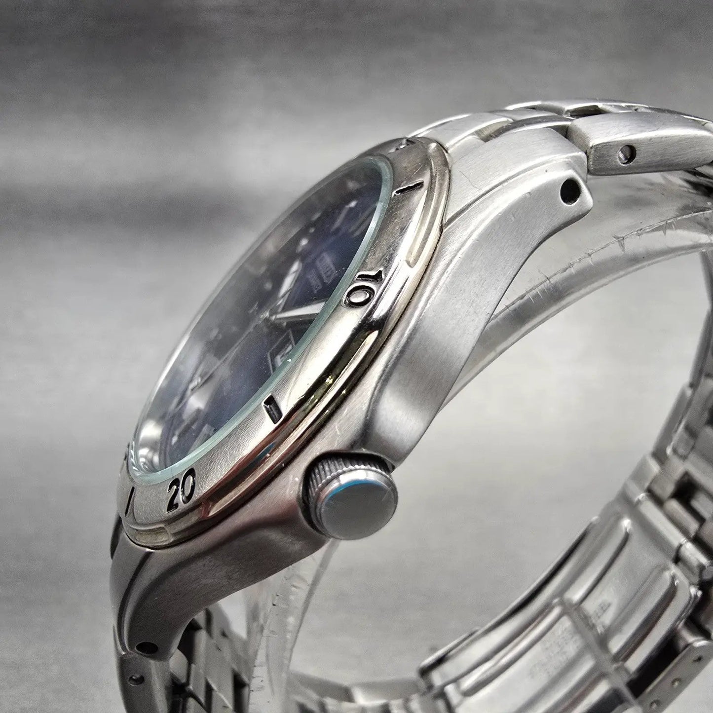 Citizen Watch Men 37mm Blue Dial Silver Tone Daydate Round 250A-K001455 New Batt2
