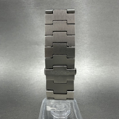 Croton Tank Watch Women 17mm MOP Dial Steel Crystal Bezel Rectangle  New Battery7