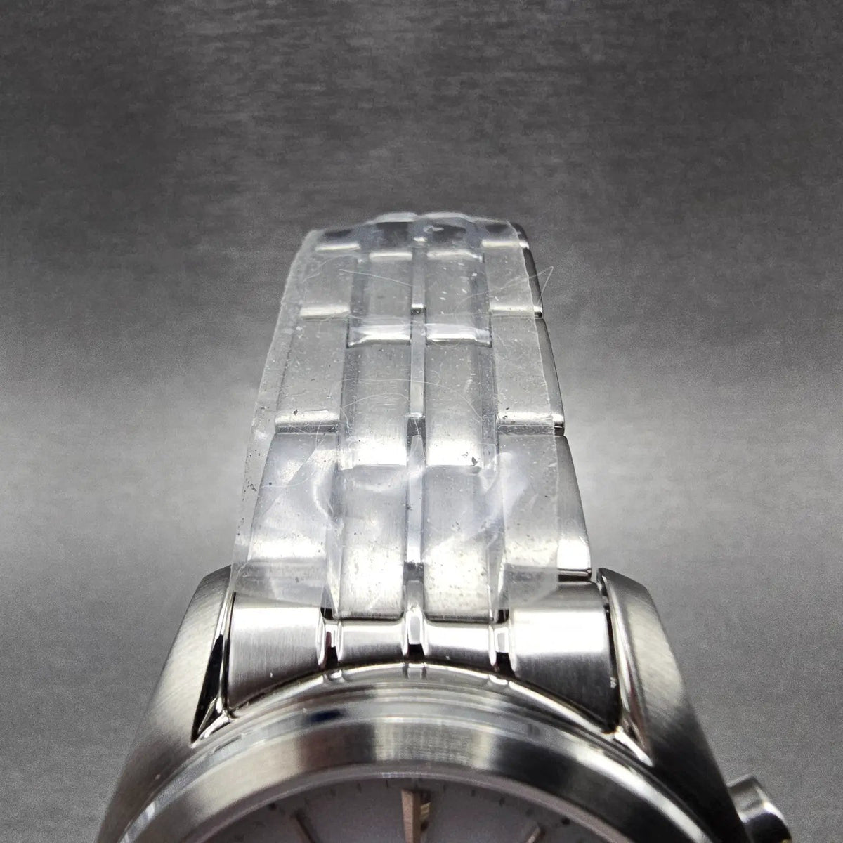 Seiko Atomic Solar Watch Men 39mm White Dial Silver Date Round 7B42-0AK0 PARTS6