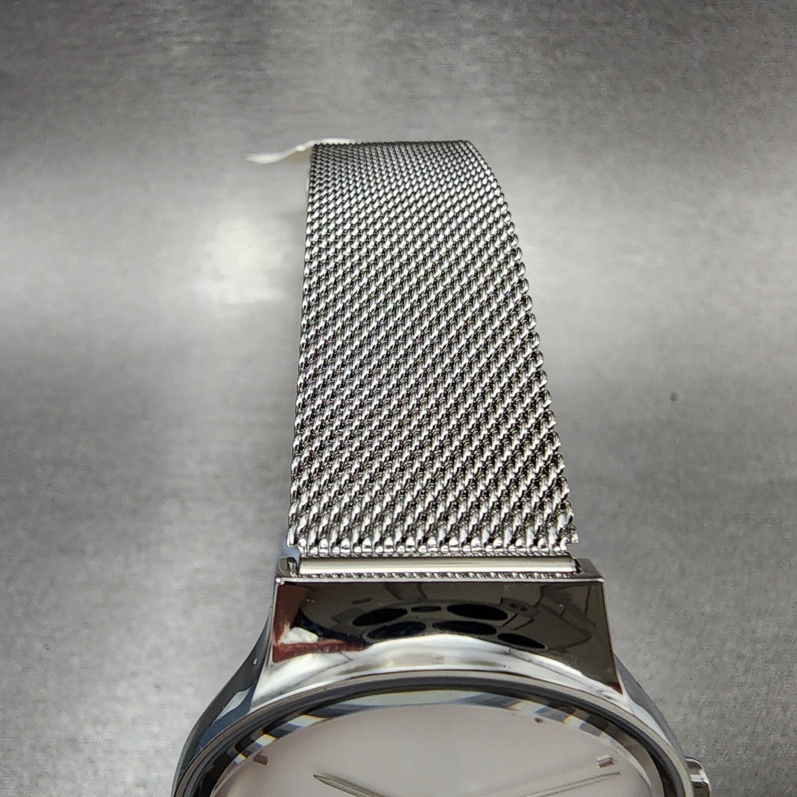 Skagen Freja Watch Women 34mm White Dial Steel Round Mesh Band SKW2823 NWT5