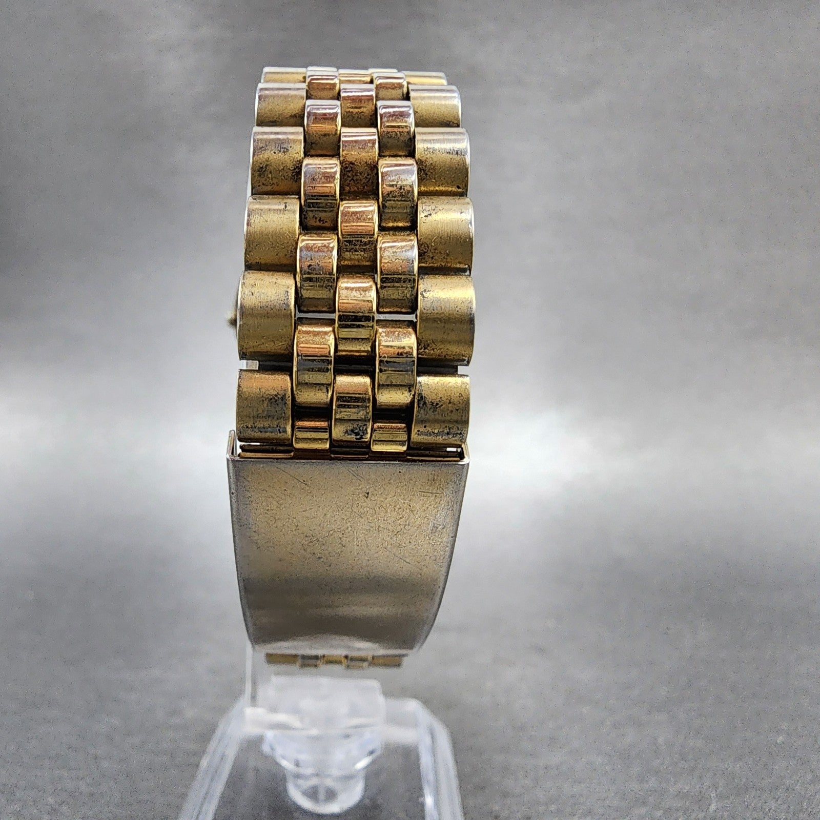 Seiko Lassale Watch Men 32mm Champagne Dial Gold Tone Round 59307049 PARTS8