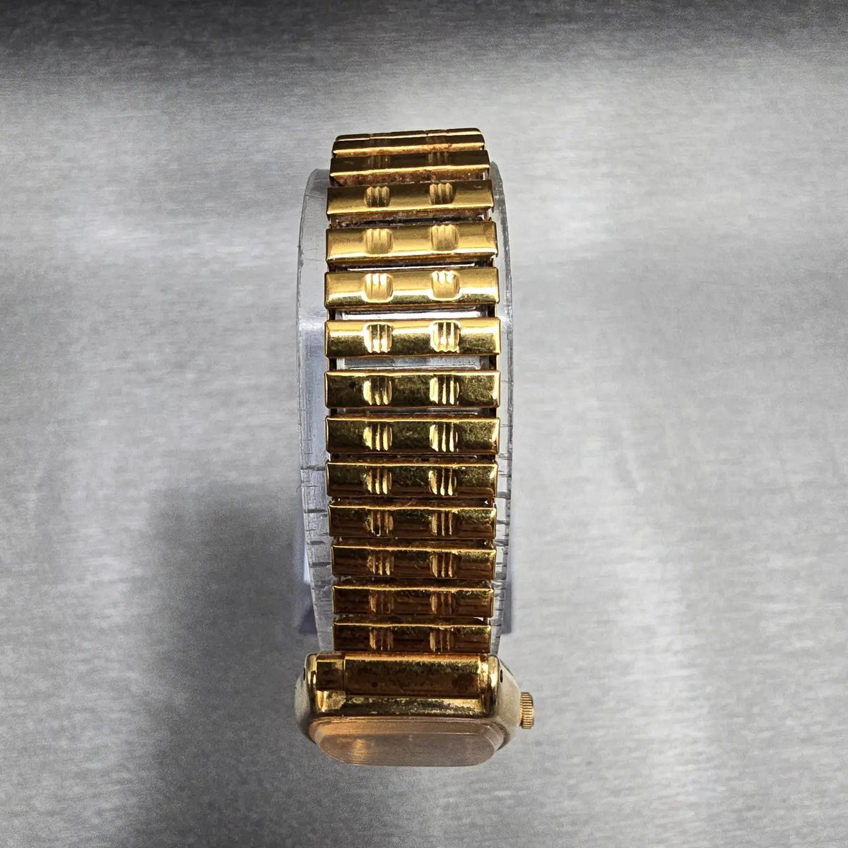 Seiko Watch Women 19mm Gold Dial Gold Tone Oval 2C20-5800 New Battery Vintage p4