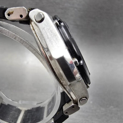 Casio Baby-G MSG-1500 Watch Women 35mm Black Dial Black Silver Round Works5