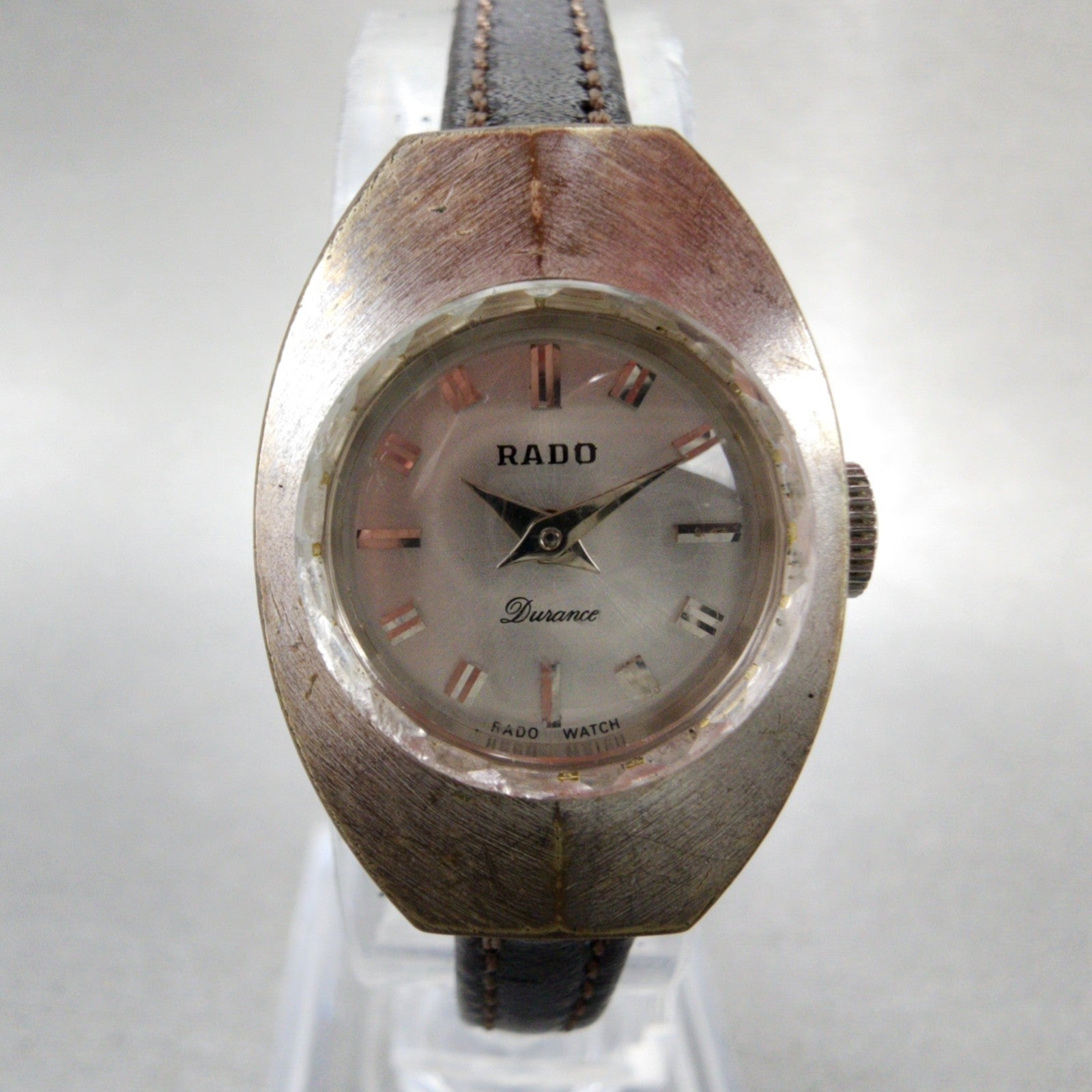 Rado Durance Watch Women 19mm Silver Dial Silver Tone Oval Manual Wind Runs1