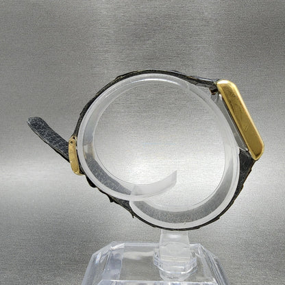 Seiko Tank Watch Women 19mm White Dial Gold Tone Rectangle 47003009 PARTS9