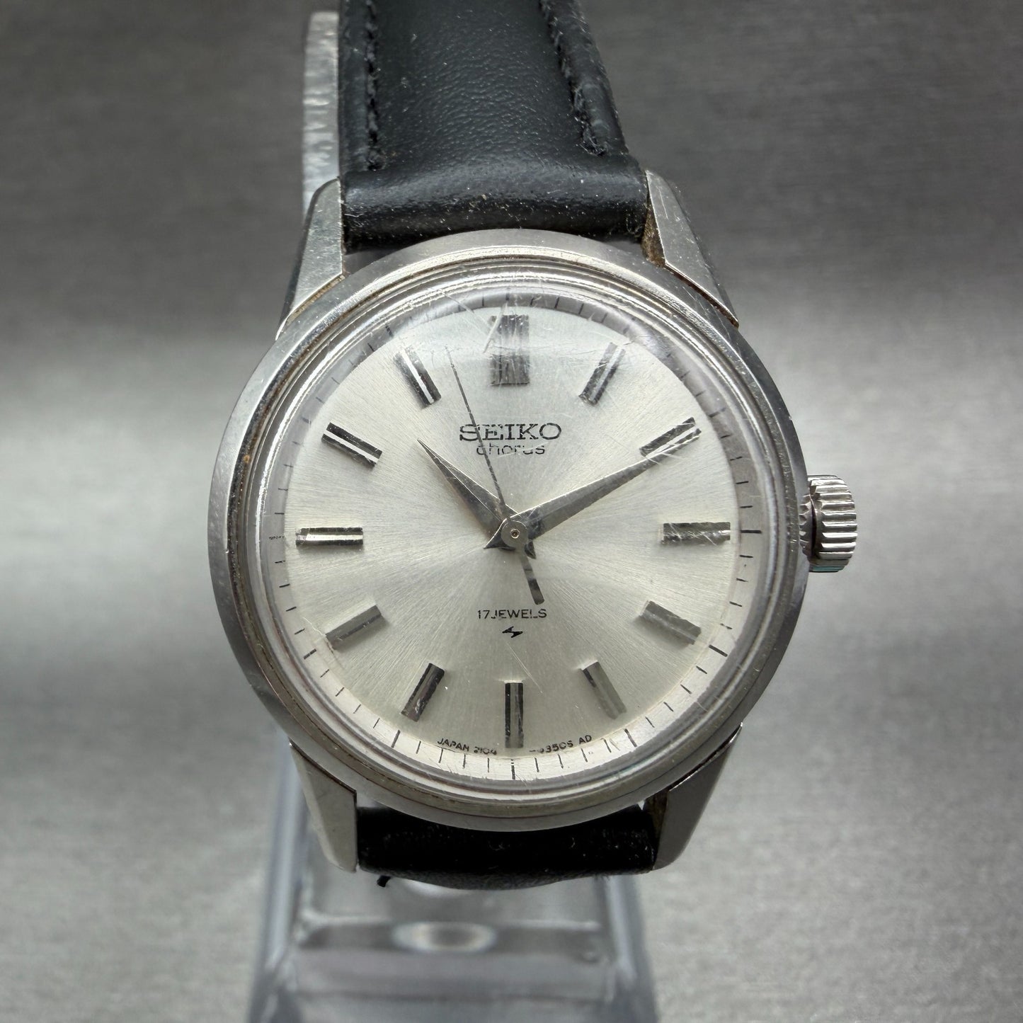 Seiko Chorus Watch Women 27mm Silver Dial Silver Tone Manual 21040051 Runs0