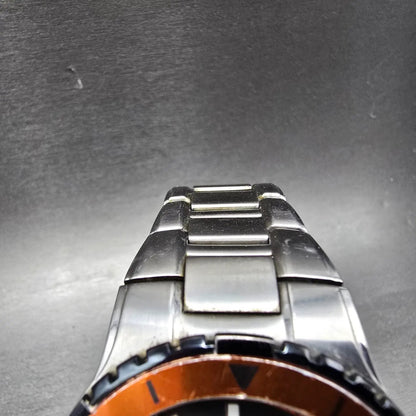Bulova Harley Davidson Watch Men 42mm Black Dial Silver Tone Date 78B09 New Batt4