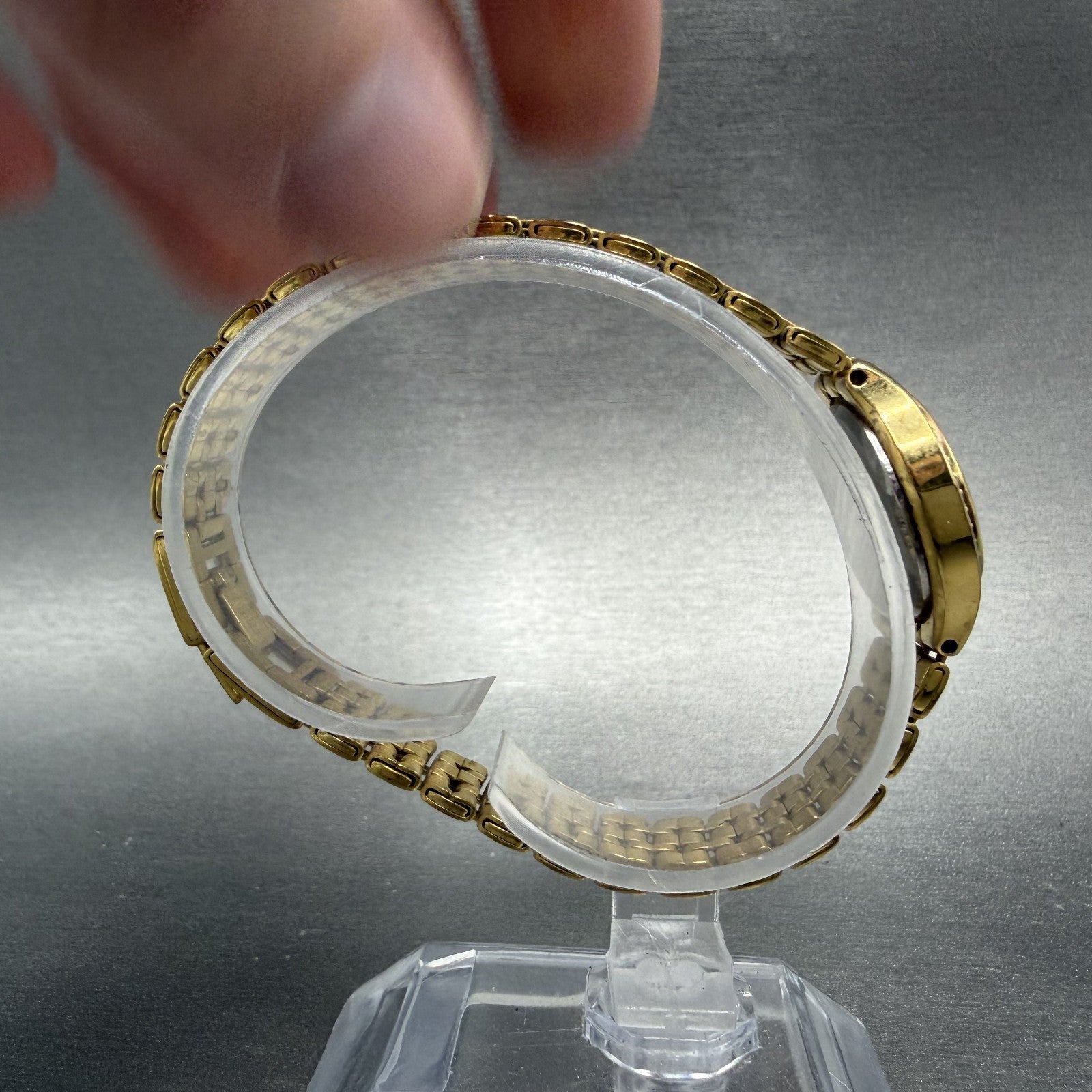 Citizen Watch Women 21mm Black Dial Gold Tone Round 5930-S067162 New Battery8