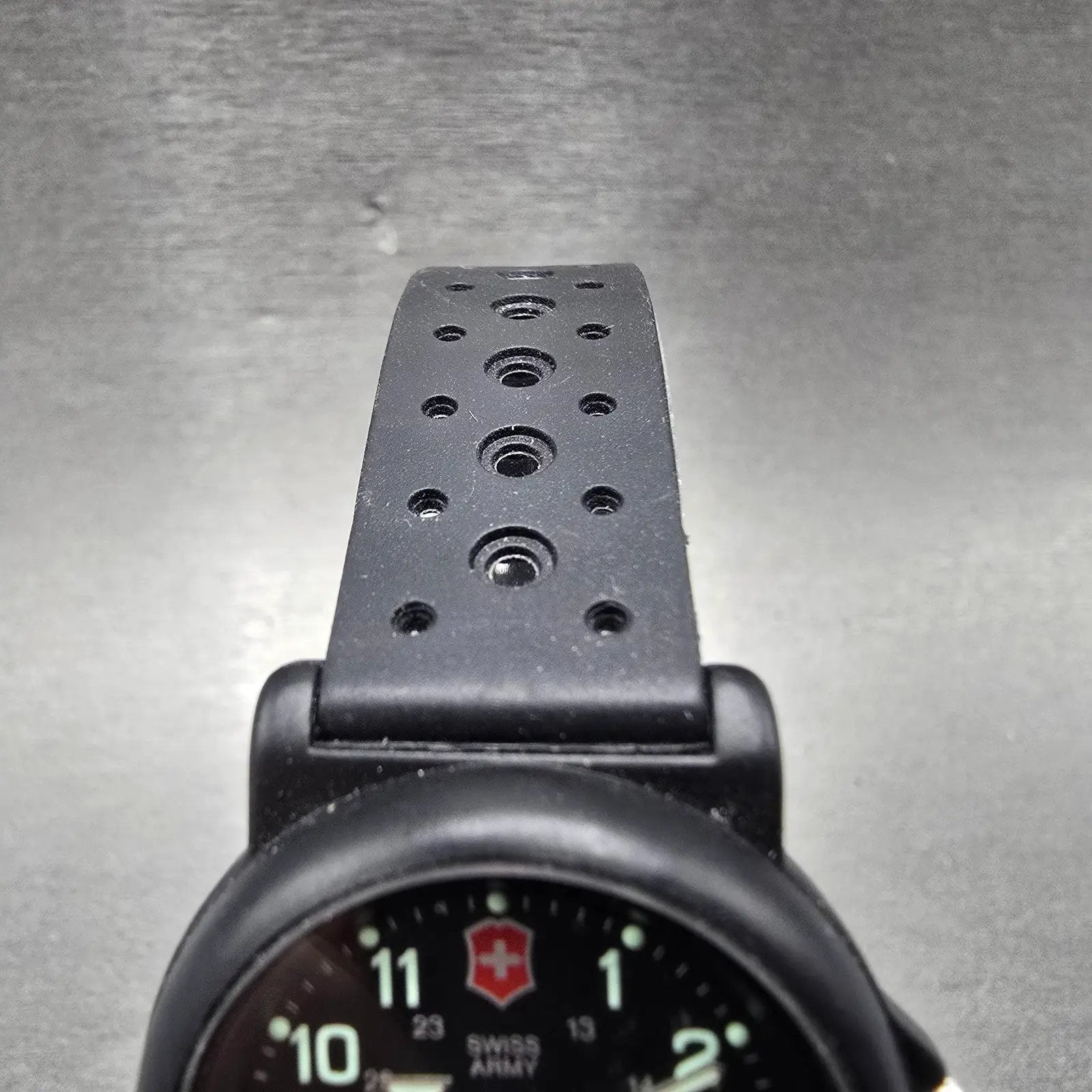 Swiss Army Renegade Watch Women 30mm Black Dial Black Tone Date 24229 PARTS5