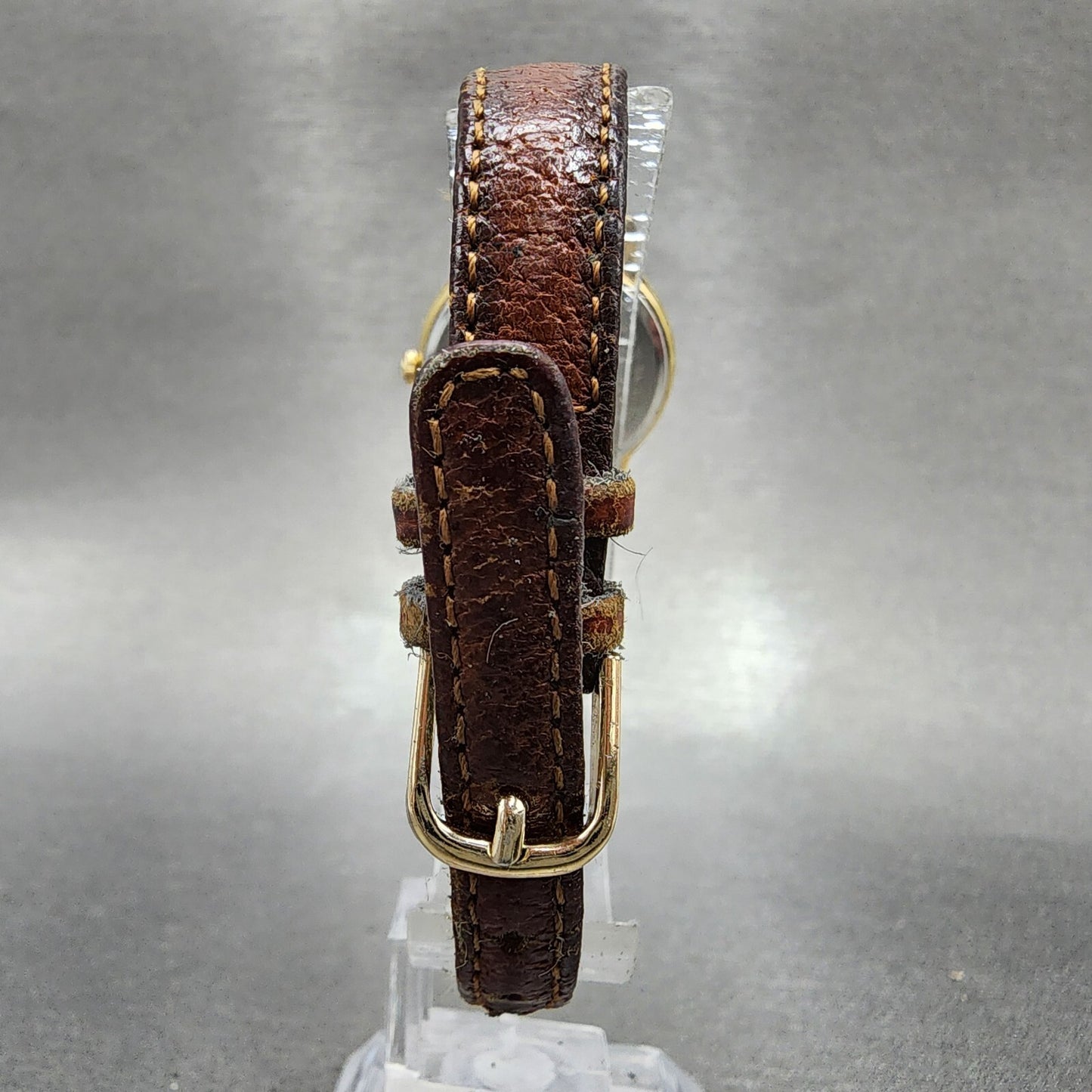 Seiko The League Watch Women 23mm Champagne Dial Gold Dial 2p21-0a90 New Battery