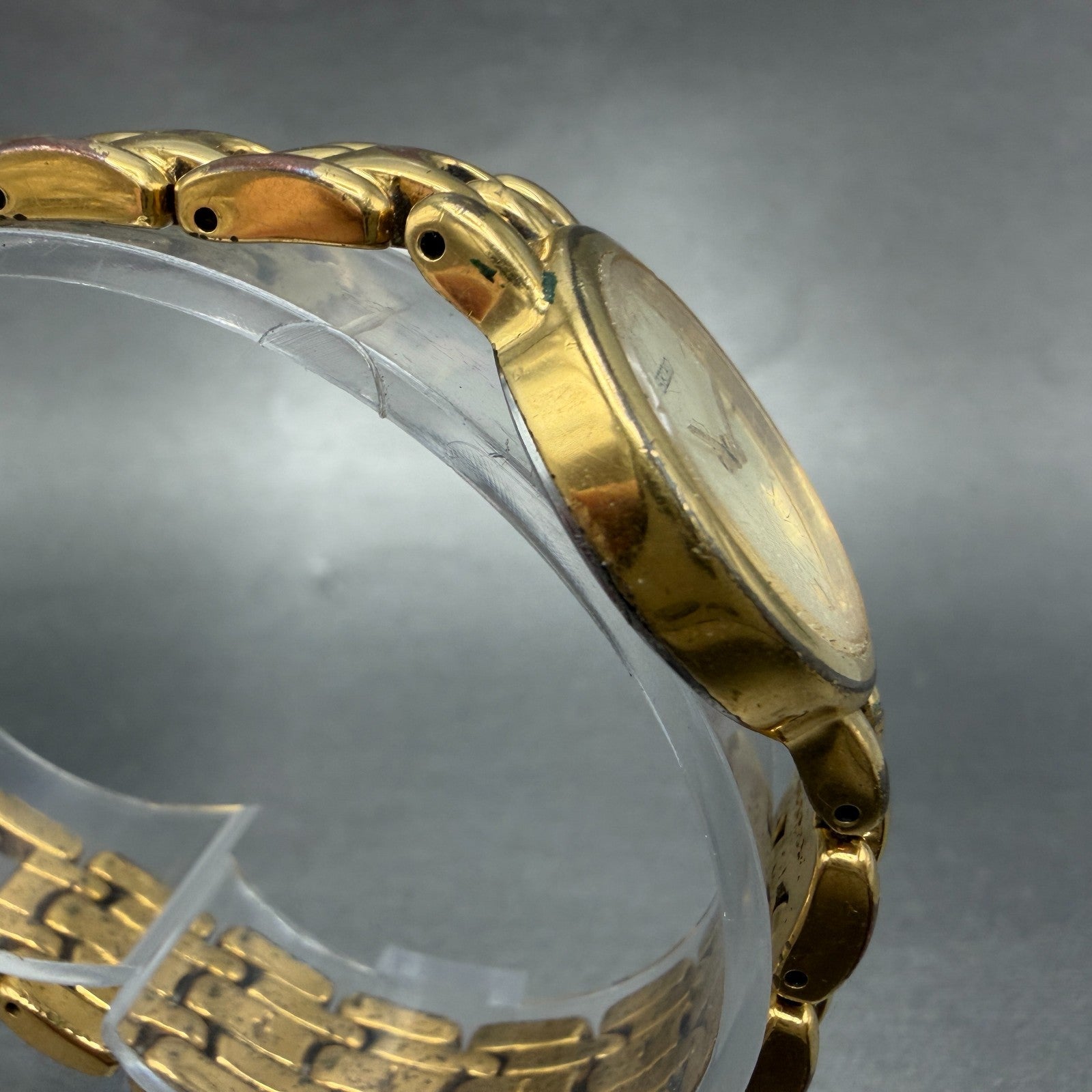 Seiko Watch Women 24mm Cream Dial Gold  Tone Round V700-6389 New Battery3