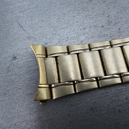 Seiko Bracelet 20mm Stainless Steel Gold Tone Tri Folding Clasp M03N-D-E Japan7
