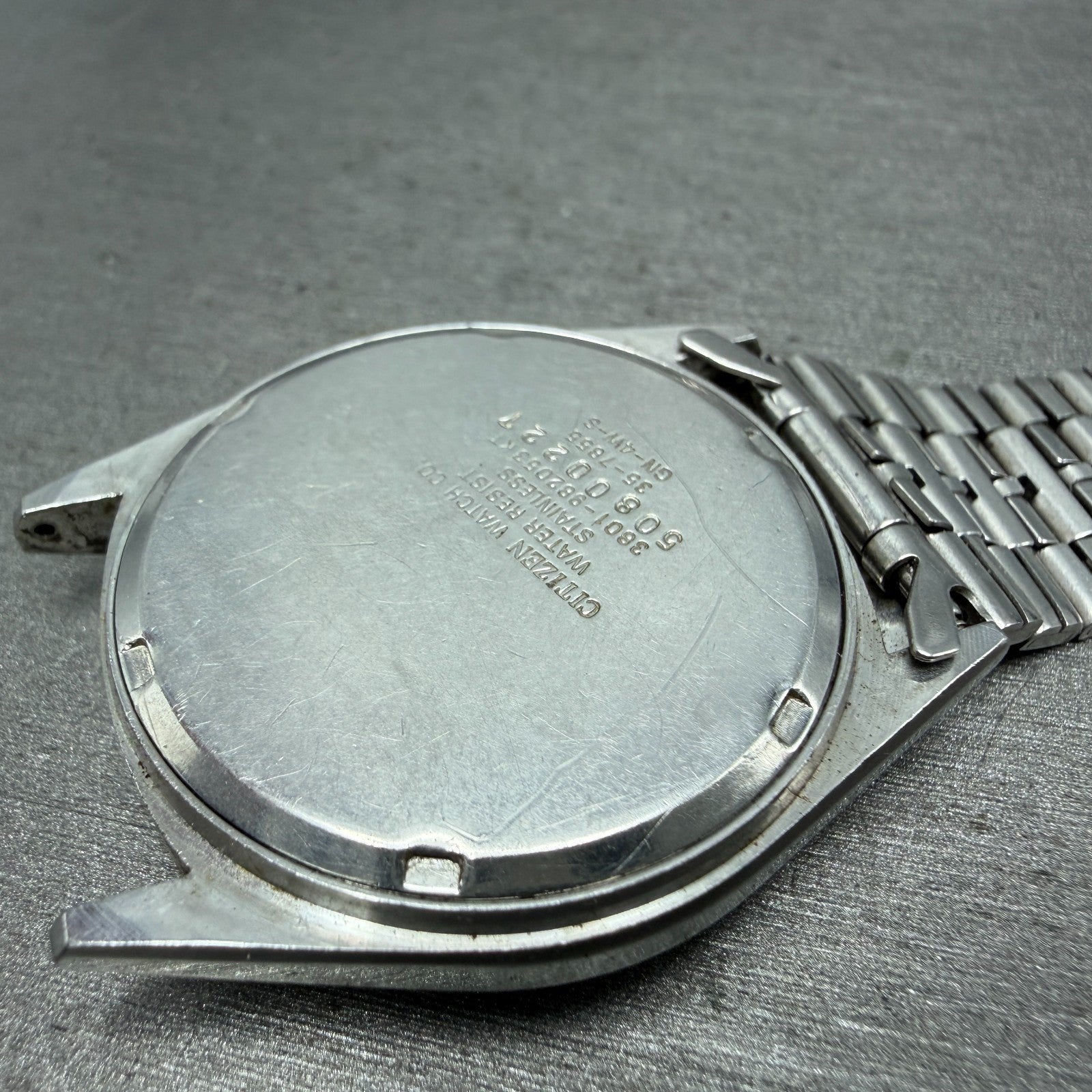 Citizen Railroad Approved Watch Men 35mm White Dial Silver 3801-892053 PARTS17