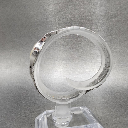 VTG Seiko Watch Women 17mm Silver Dial Silver Tone Oval 2C205759 New Battery5