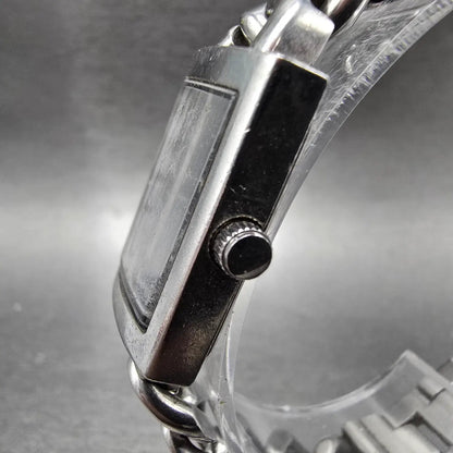 Bulova Harley Davidson Watch Women 20mm White Dial Silver Rectangle New Battery2