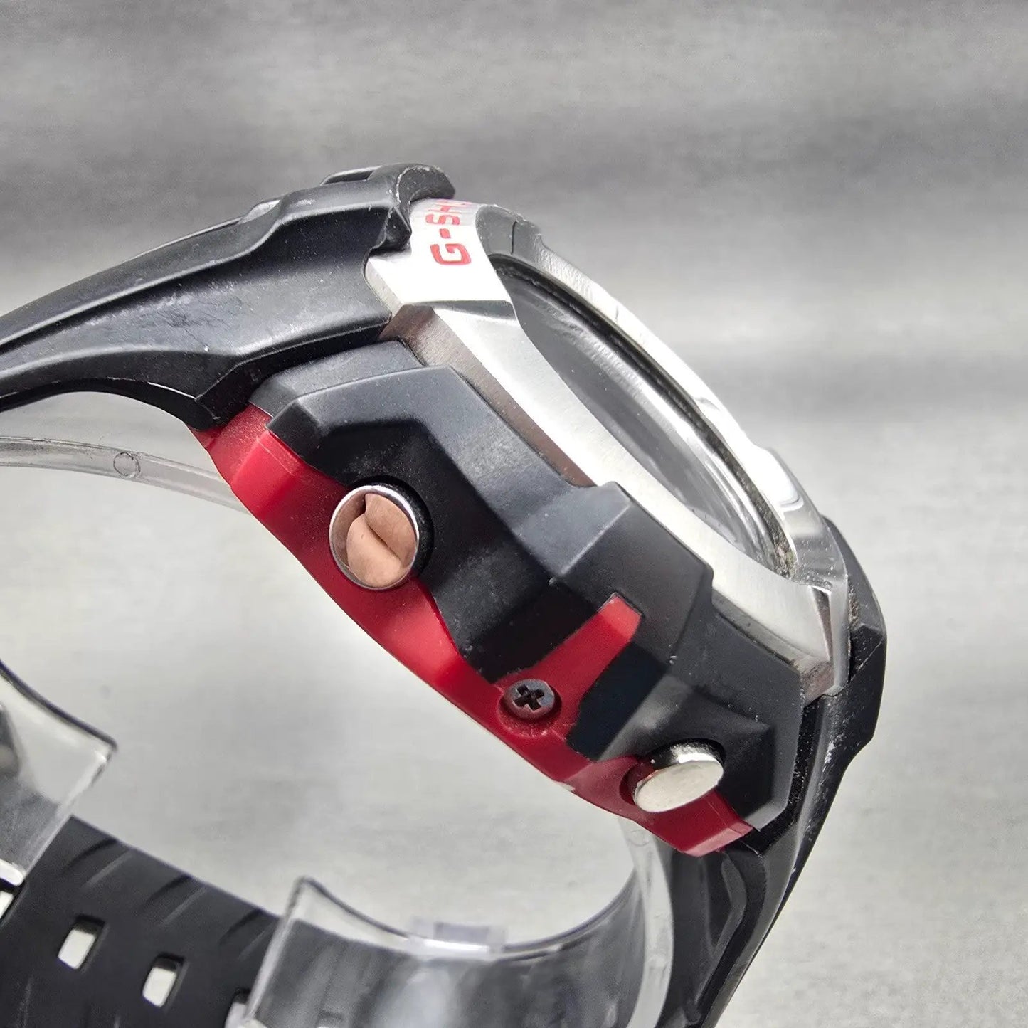 Casio G-Shock G-3011 Watch Men 46mm Digital Black Red Chrono Alarm New Battery3