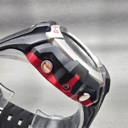 Casio G-Shock G-3011 Watch Men 46mm Digital Black Red Chrono Alarm New Battery3
