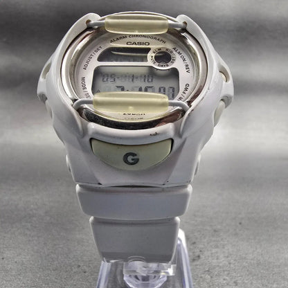 Casio Baby-G BG-169R Watch Women 42mm White Dial White Tone Alarm Chrono New Bat5