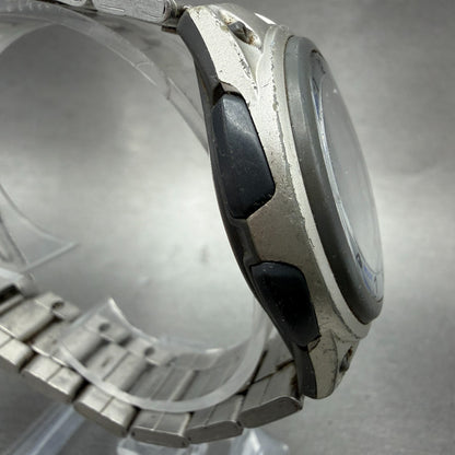 Casio Illuminator Watch Men 40mm Silver Alarm Chrono Ana Digi  AW-80 New Battery3