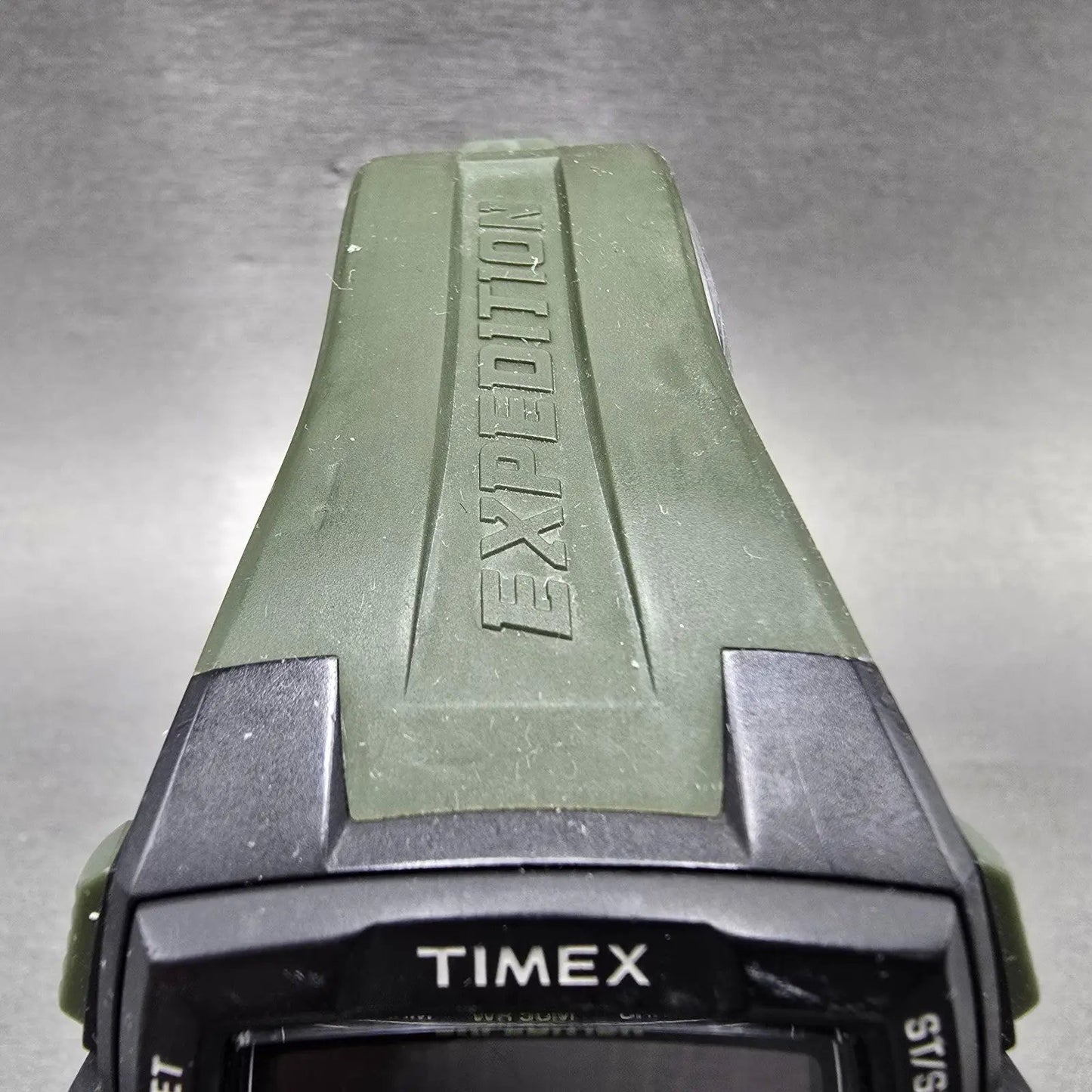 Timex Expedition Watch Men 45mm Black Green Alarm Chronograph T49903 New Batt4