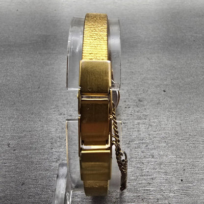 Seiko Watch Women 19mm Cream Dial Gold Tone Round V401-1819 New Battery Vintage7