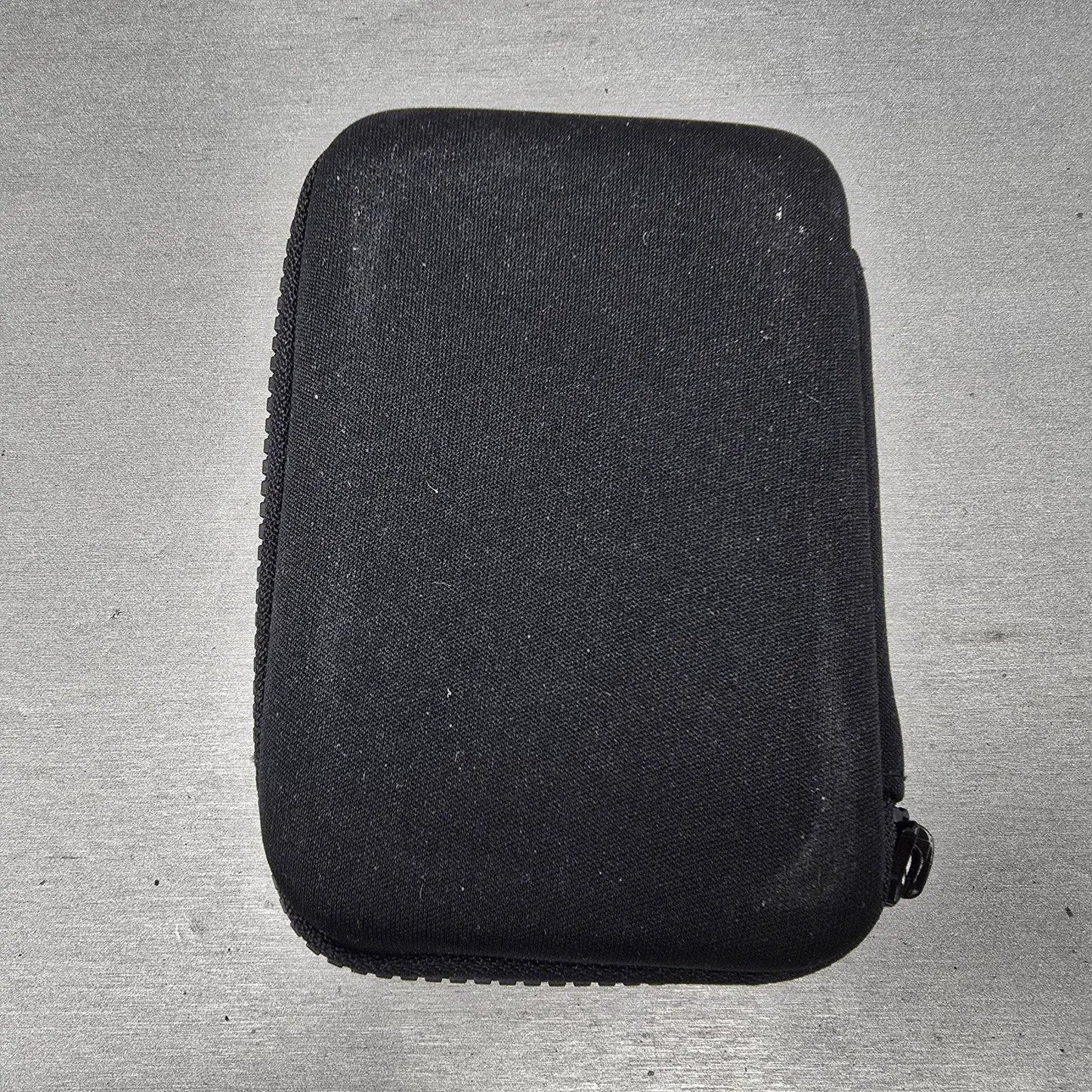 Seiko Travel Watch Case Black Fabric Plastic Rectangle Zipper5