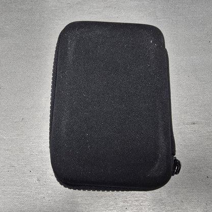 Seiko Travel Watch Case Black Fabric Plastic Rectangle Zipper5