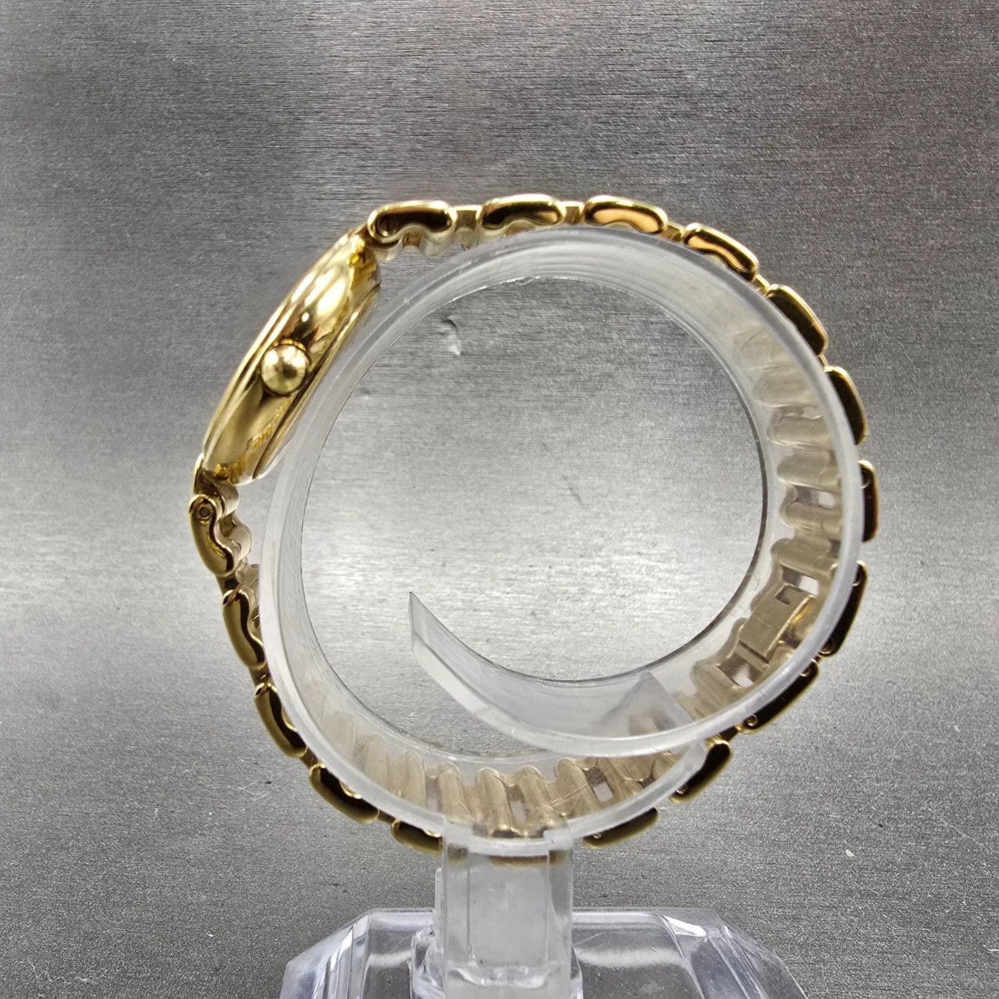 Raymond Weil Watch Women 23mm Champagne Dial Gold Plated Round 5850 New Battery9