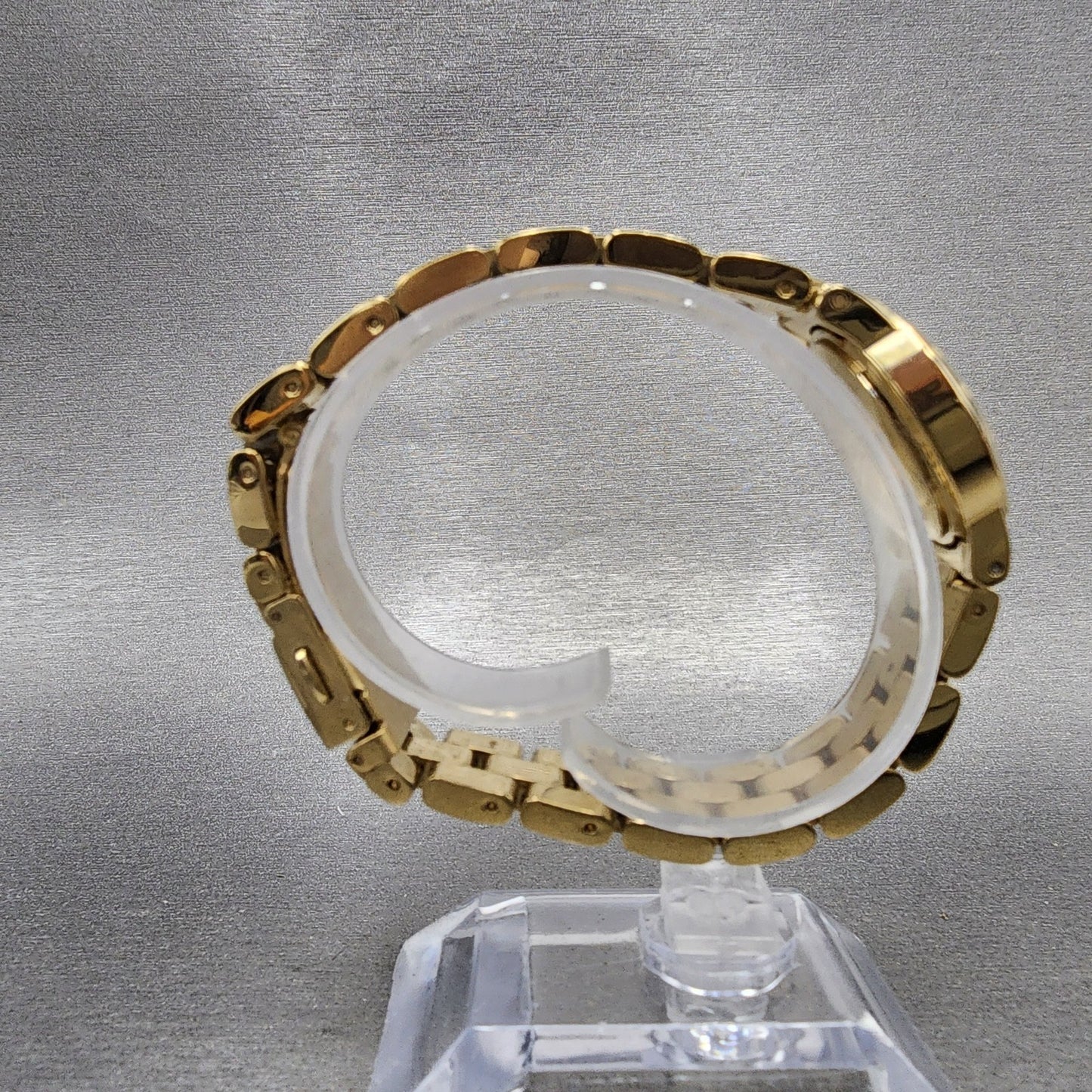 Marc By Marc Jacobs Mini Amy Watch Women 26mm White Dial Gold Tone New Battery8