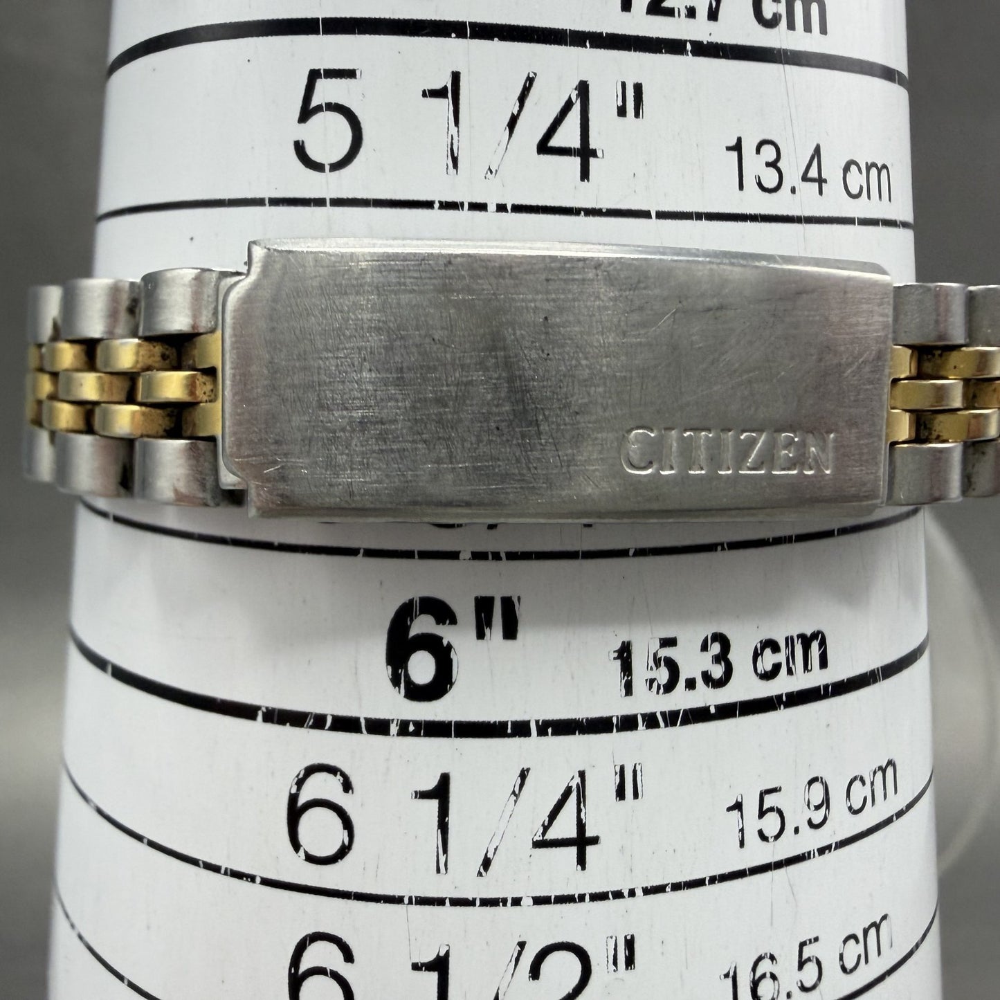 Citizen CQ Watch Women 25mm Champagne Dial Two Tone Daydate 6000-R00413 New Batt10