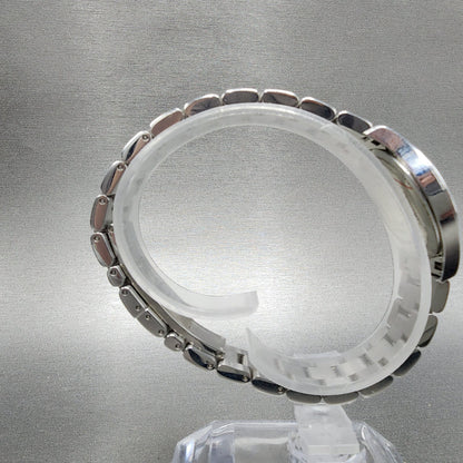 Movado Junior Sport Watch Women 26mm Black Dial Steel Round New Batt Full Set9