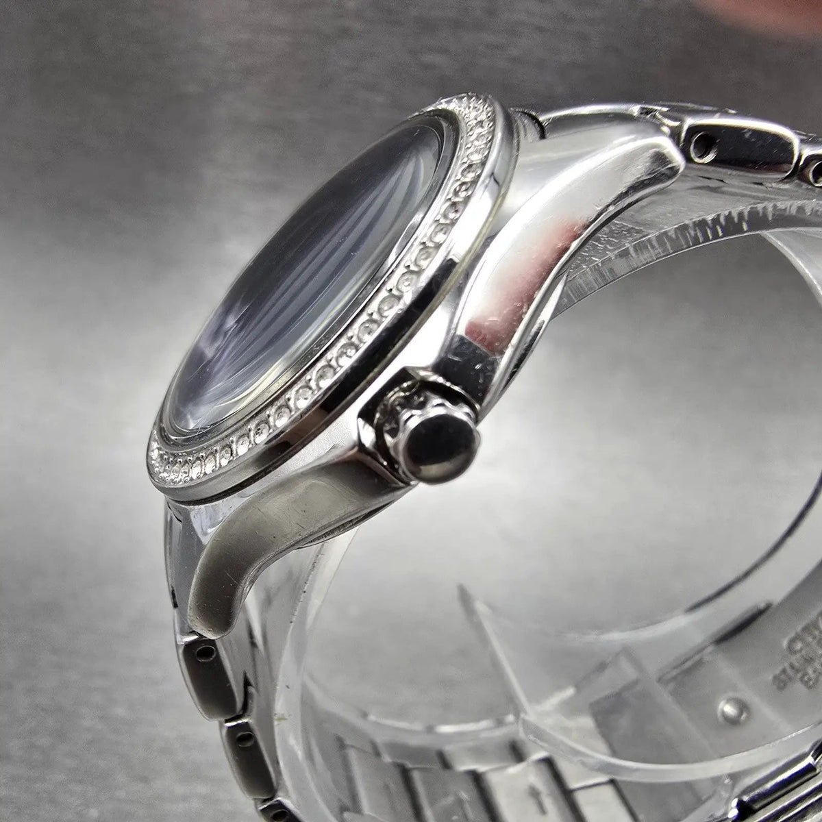 Citizen Silhouette Eco-Drive Watch Women 29mm Blue Dial Steel Date  FE1140-86L4